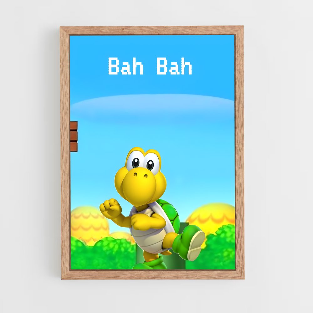 Poster Koopa Sprint – affiche Mario (vue 4)